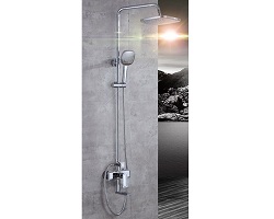 3.Bộ cây sen vòi tắm nóng lạnh Hợp kim (kiểu vuông 01) - Cao cấp HVMMA ITALIA